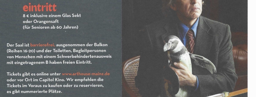 Seniorenkino (Flyer: Capitol Mainz)