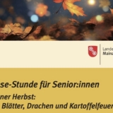 Vorlesestunde für Senioren (Flyer: Mobile Bücher)