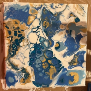 Acryl pouring (Foto: AWO Weisenau)