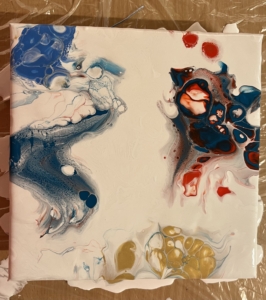 Acryl pouring (Foto: AWO Weisenau)